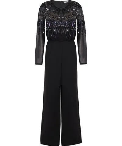 Raishma Women's Nerissa Black Jumpsuit